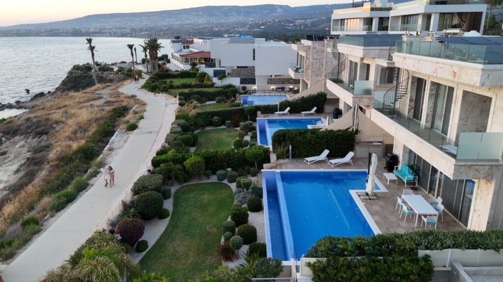 Elegant wedding accommodation in Cyprus at Olymp Villas
