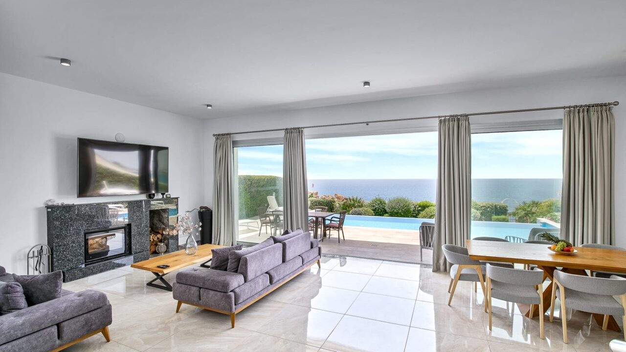 Гостиная в Olymp Luxury Villa D